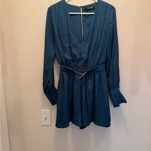 Women’s DO+BE Teal V-Neck Romper